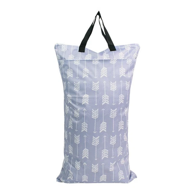Mumsbest Large Cloth Diaper Bag Waterproof Wet Dry Bag For Nappy Laundry Storage