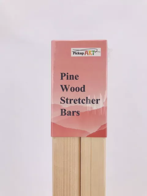 Pine Wood Stretcher Bar Set, Wood Canvas Frames, 20-100cm 3