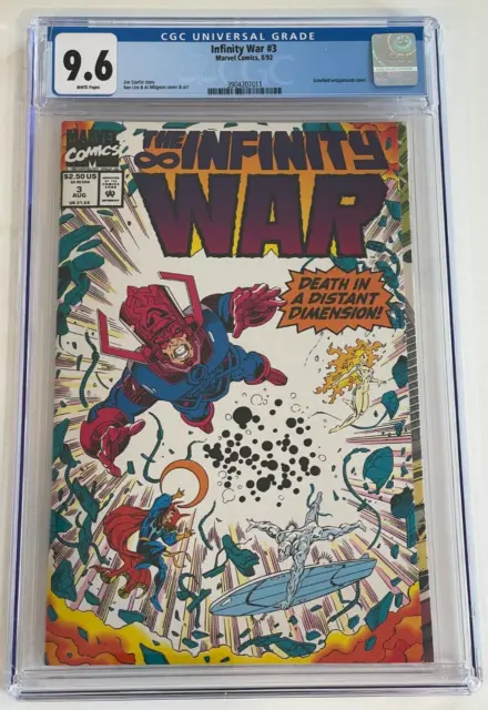 Infinity War #3 CGC Graded 9.6 White Pages | Epic Gatefold Wraparound Cover!