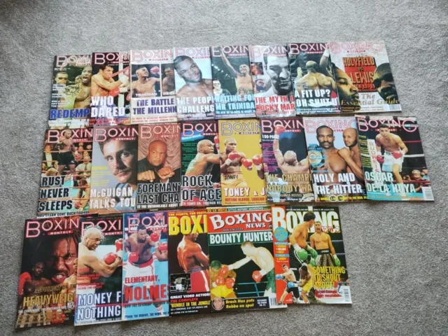 Boxing Monthly  19 issues from 1999,1994,1993,1992 +2 boxing news, 0ne other