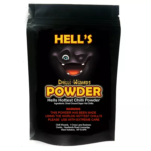 Chilli Powder. Hells Powder - Ghost Pepper - Moruga Scorpion - Carolina Reaper