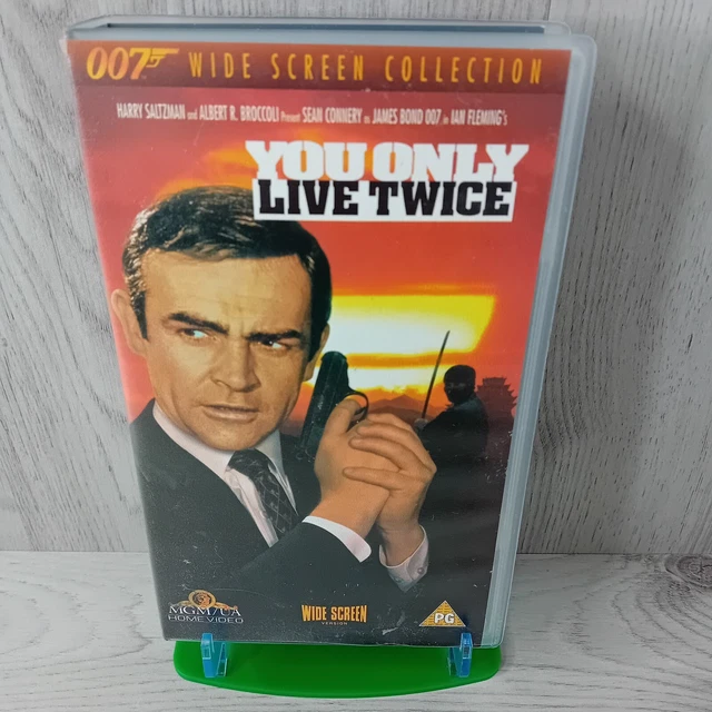 JAMES BOND 007 You Only Live Twice Vhs Tape Rare Retro Movie Series