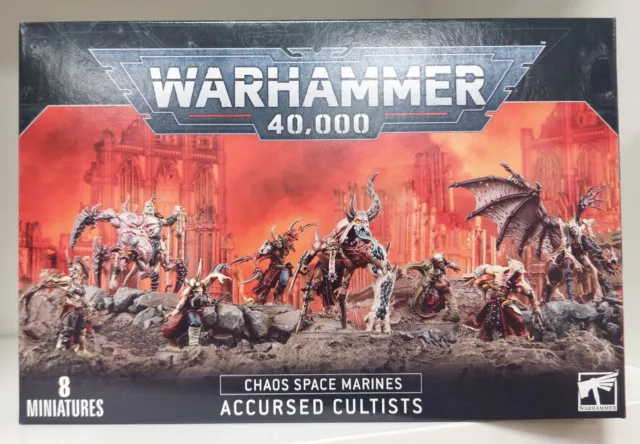 Warhammer 40000 Chaos Space Marines ACCURSED CULTISTS single models