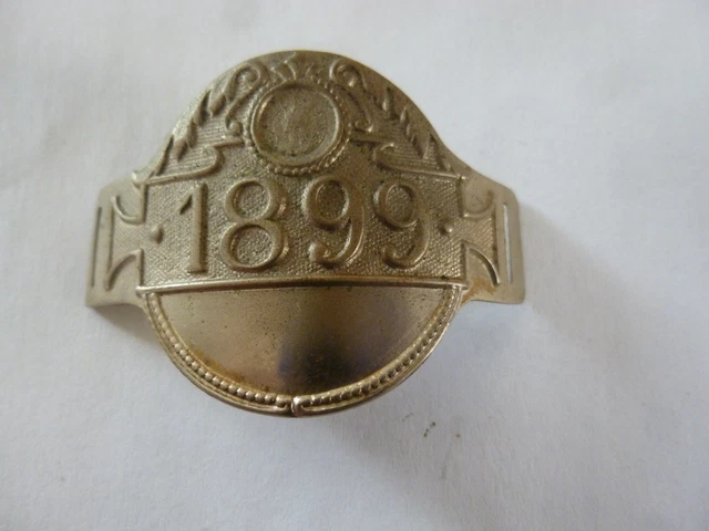 Belle Plaque Fiscale Velo année 1904 - Old Bike Head Badge Impot Belle Plaque Fiscale Velo année 1904 - Old Bike Head Badge Impot