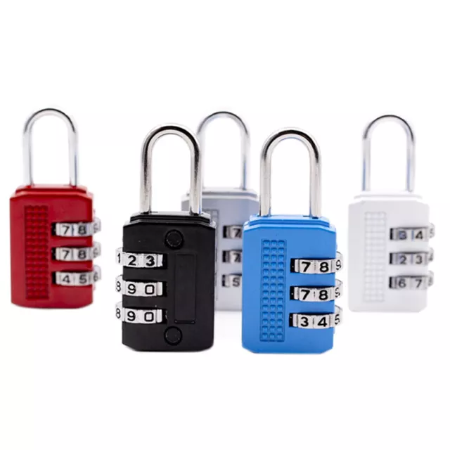 3 Digit Dial Combination Code Number Lock Padlock Suitcase Drawer durable Lo_OR