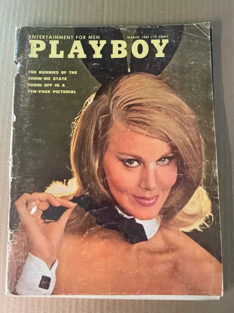 Vintage Playboy Magazine: March 1967 SHARON TATE, GOOD