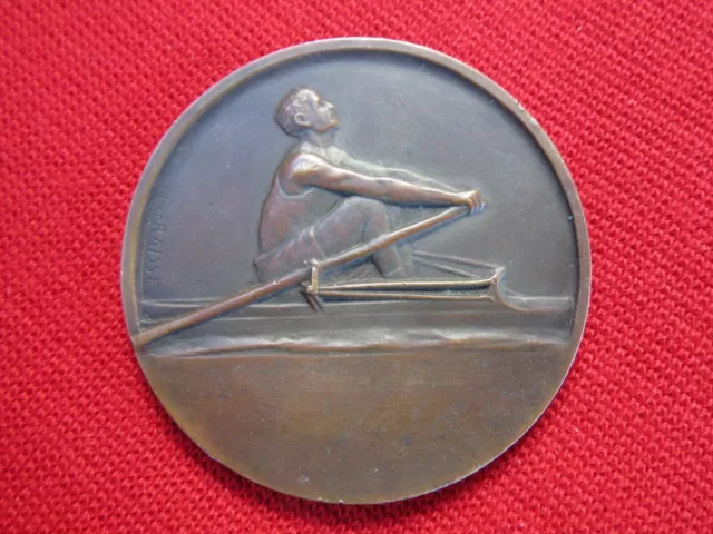 Medaille Bronze "" E. Fraisse ""  Aviron, Sport, Jeux Olympique....