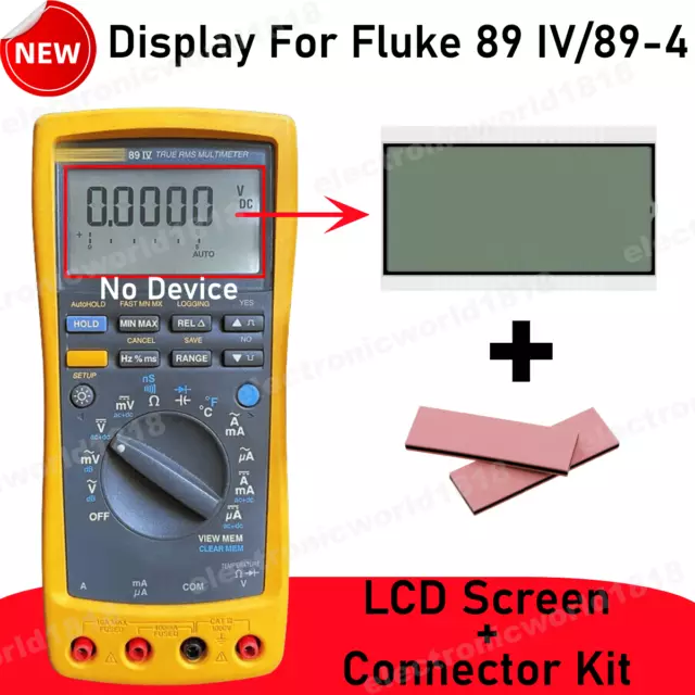 Per Fluke 89IV/89-4 True RMS parte riparazione schermo display LCD multimetro digitale