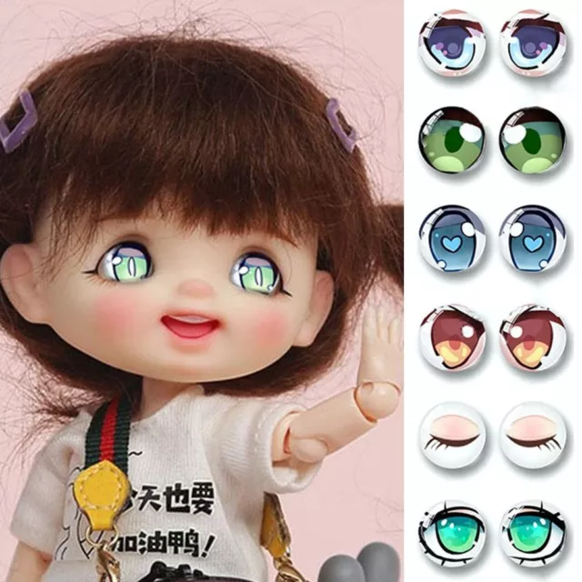 20pcs/10pairs Crystal Puppet Crystal Eyes Dolls DIY Tools  DIY Doll Accessories