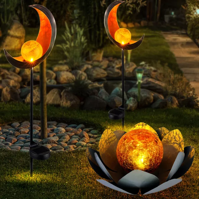 3x lampe boule lumineuse enfichable lampe de jardin lampe solaire