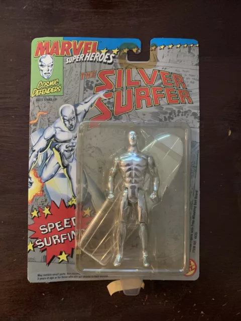 Toy Biz 1992 MARVEL SUPER HEROES SILVER SURFER Action Figure MOC VTG 90s 1992