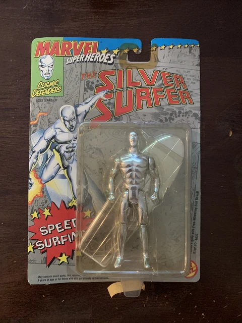 Toy Biz 1992 MARVEL SUPER HEROES SILVER SURFER Action Figure MOC VTG 90s 1992