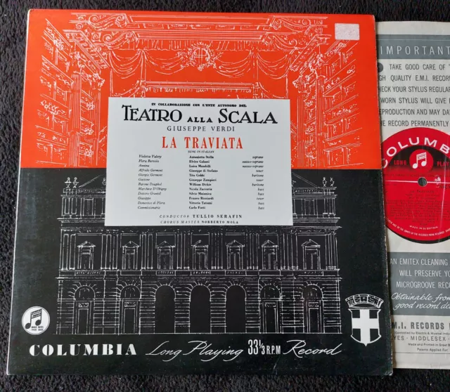 Columbia 33 Cx 1371 – Verdi – La Traviata – Tullio Serafin - Uk-Press