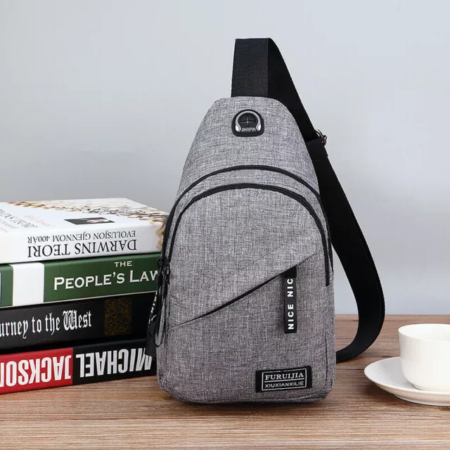 Sports  Sling Bag Chest Fanny Packs Cross Body Travel Shoulder Backpack Men Wome
