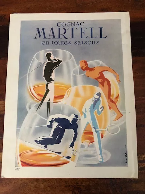 1 ancienne pub, publicité Cognac Martell - Voir mes autres en vente