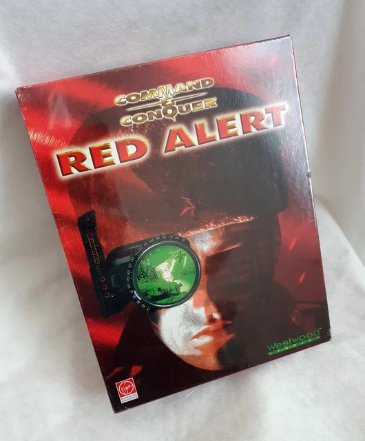 Red Alert Cd COMMAND & CONQUER: Red Alert - PC CD - Sealed English Big Box - 1996 ...