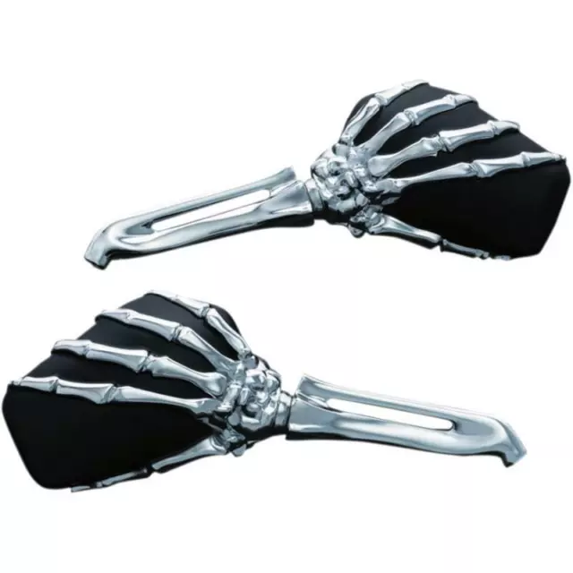 Kuryakyn 1759 Skeleton Hand Rear View Side Mirrors