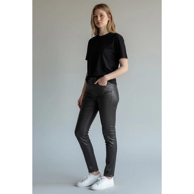 AG Adriano Goldschmied Women's The Legging Ankle Super Skinny Jeans – Dark Gray Distressed Denim, 28-Inch Inseam, Zip Fly - View #6