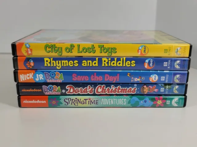 5x Dora The Explorer Bundle Lot (DVD) Nickelodeon NickJr - Children's TV