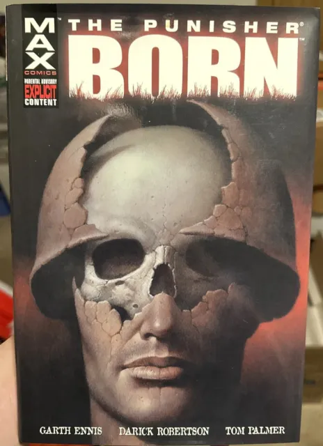 The Punisher: Born Garth Ennis Robertson Marvel Max Hardcover 2004 Graphic Novel