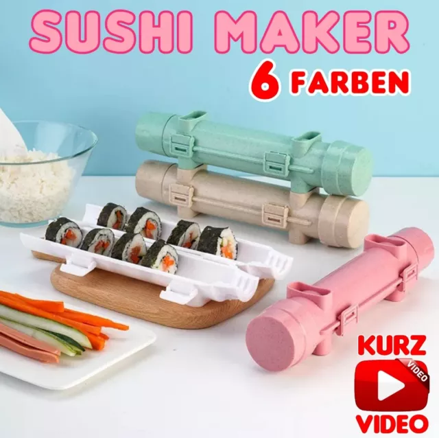 Sushi Maker + Eiertrenner Set Sushirollen Machine Roller DIY Sushiroller