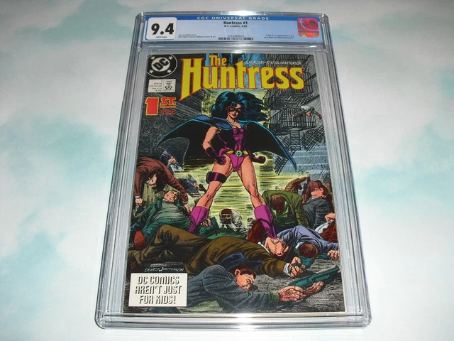 The Huntress #1 CGC 9.4 w/ WHITE PAGES from 1989! DC Comics 1st app C77