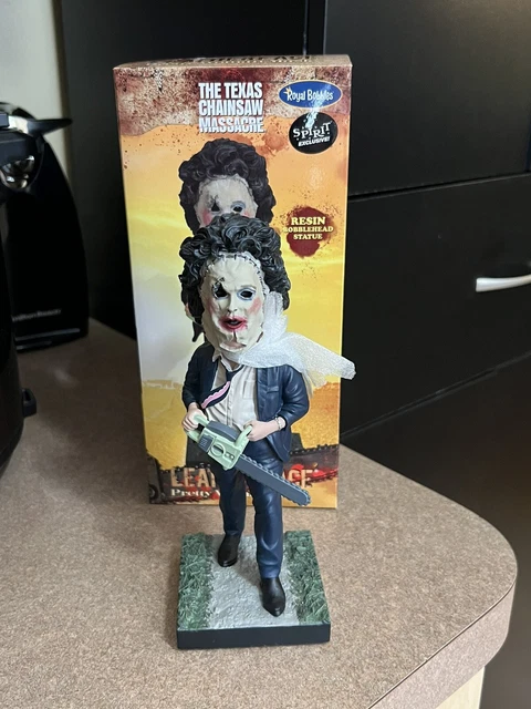 Texas Chainsaw Massacre Leatherface Bobblehead Spirit Halloween Royal Bobbles