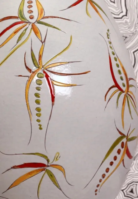 Atelier HUBER ROETHE seltene 50er Boden Vase art pottery rare floor vase 50s