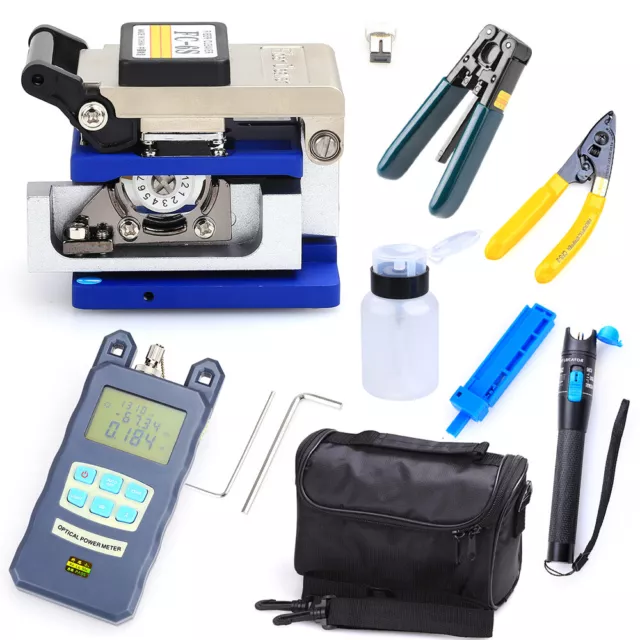 Optical Cable Ftth Tool Kit With Fc-6s Fiber Cleaver&Optical Power Meter Finder