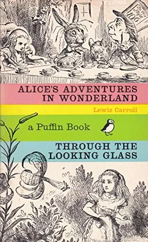Alice in Wonderland & Through the Looking Glass by Lewis Carroll Paperback Book