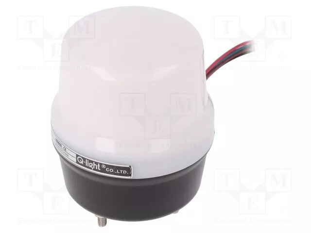 1 pcs x QLIGHT - QMCL60-BZ-24 - Signaller: lighting-sound, 24VDC, buzzer,continu