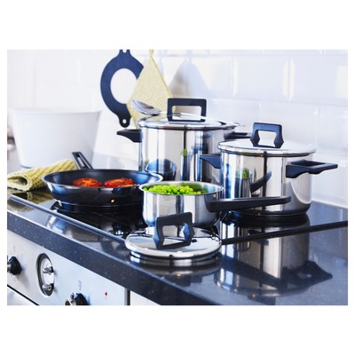 IKEA Neuf IKEA OUMBARLIG Oumbärlig 7-Piece Batterie de Cuisine Pot Sauce Poêle 