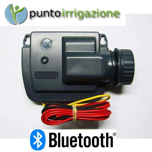 Programmatore irrigazione Batteria Rain B-Rain Bluetooth IP68 con APP dedicata
