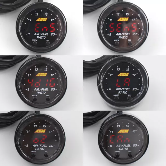 AEM Electronics 30-0300 X-Series Wideband UEGO Air Fuel AFR Ratio Gauges Kit