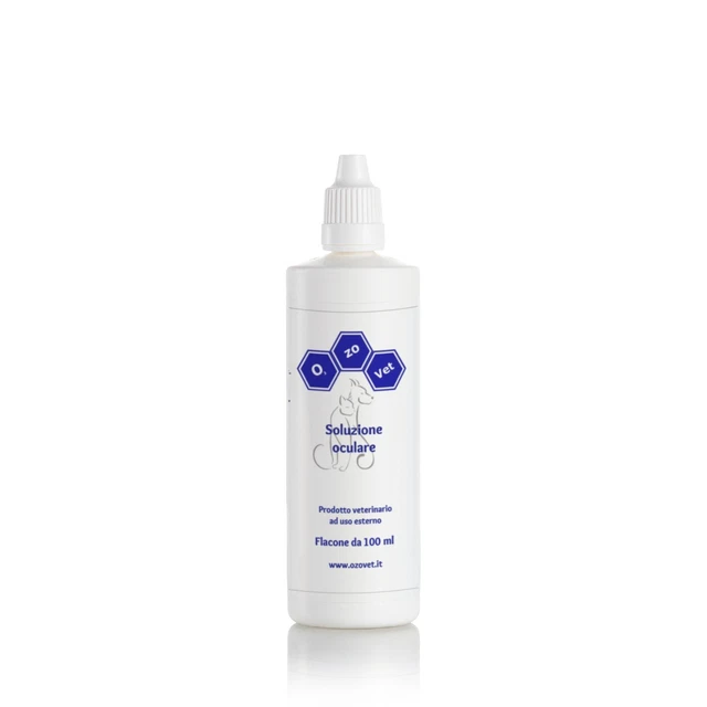 Ozo-Vet, la salute dall'ozono per cani - Soluzione oculare - 30 e 100 ml