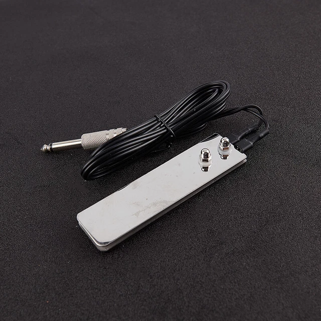 Mini Stainless Steel Tattoo Foot Switch With Power Cord Machine -`mx