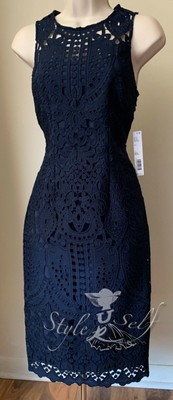 Antonio Melani Oli Lace Round Neck Sleeveless Sheath Dress NWT Sz 2, 4, 6