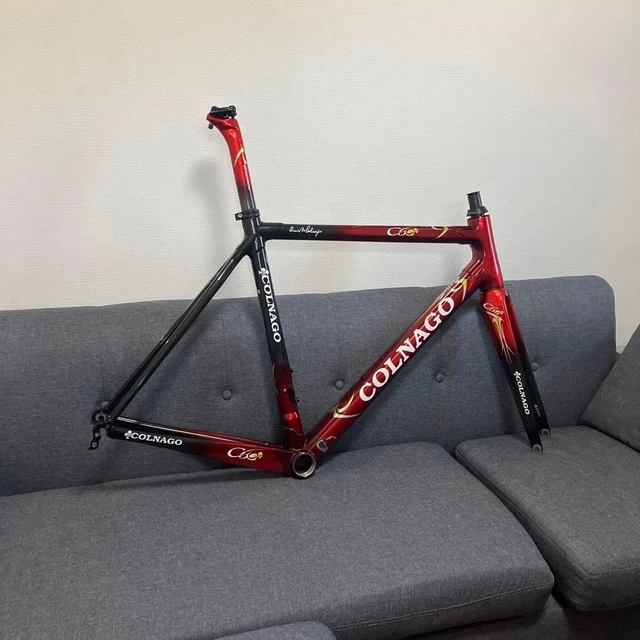 COLNAGO C60 ROAD Bike Frame Red Black Carbon 540mm USED $3,301.73