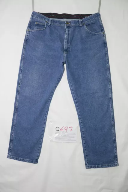 Wrangler STRETCH usato (Cod.Q497) W40 L29 denim jeans dritto elastico