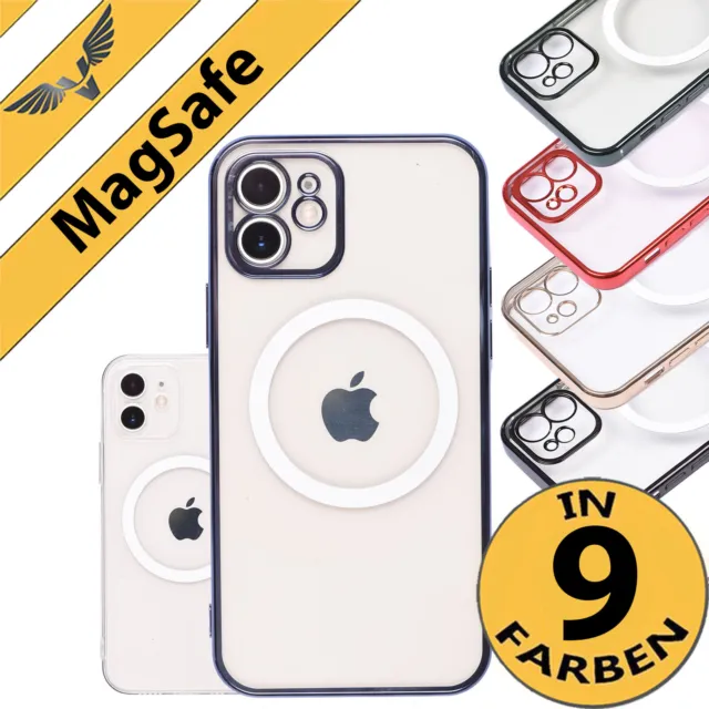 Magsafe Bumper für iPhone Plating 11 12 13 Pro Max XR X XS 8 7 Mini Schutzhülle