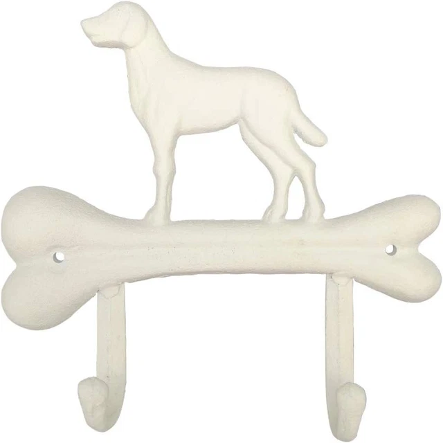 Comfy Hour Antique and Vintage Animal Collection Cast Iron Dog On Bone Double 2