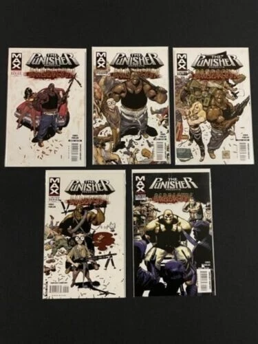 The Punisher MAX: Presents BARRACUDA Complete Set #1-5 NM by Garth Ennis