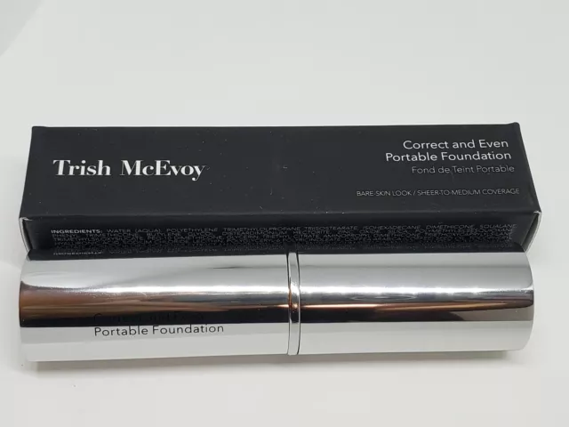 NIB Trish McEvoy Correct Even Portable Foundation fulsz 9g 0.32oz "choose'"