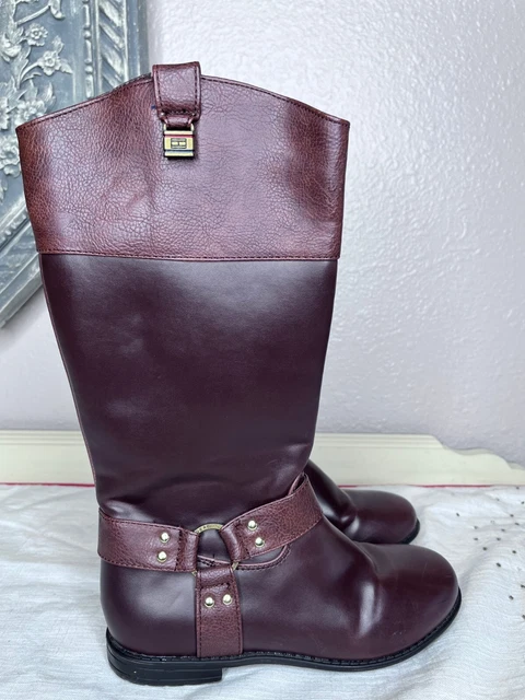 Tommy hilfiger two discount toned boots
