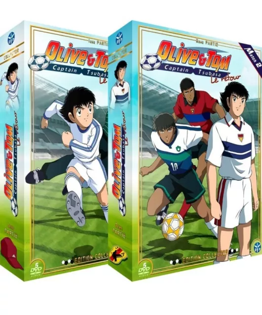 Olive et Tom DVD Captain Tsubasa Le Retour Intégrale Collector Pack 10 DVD livre