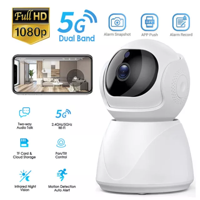 1080P Security IP Camera WiFi Wireless Indoor CCTV System Home Baby Pet Monitor