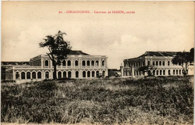 CPA AK VIETNAM INDOCHINE-Cochinchine-Casernes de Saigon-Entrée (321016)