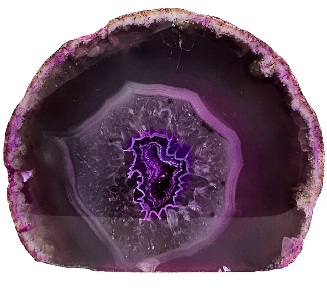 Achatgeode Amethyst  Druse Kristall Edelstein Achat Geode Bergkristall Quarz
