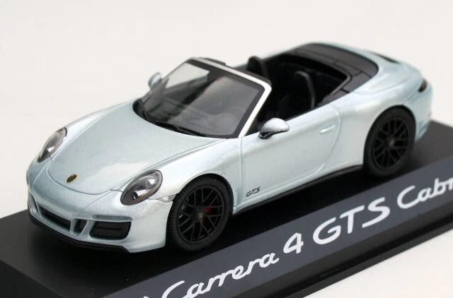 Porsche 911 Carrera 4 GTS Cabrio Typ 991.2 Bj. 2016-2019,Argenté Métallique,1 :