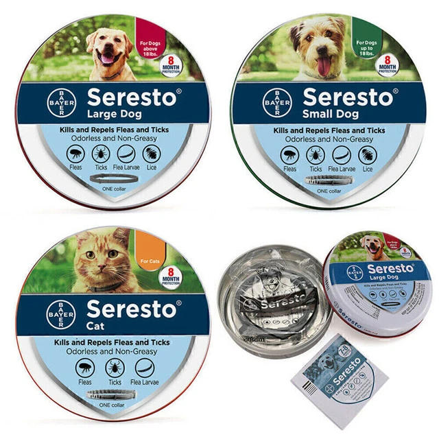 Collare morbido resistente agli insetti adatto per cani di peso superiore a 8 kg